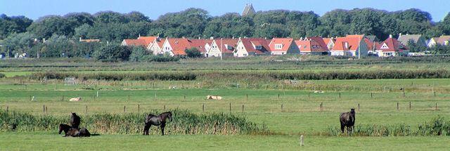 Blick auf Hollum